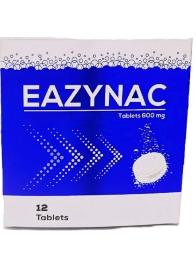 أقراص إيزيناك 600 ملغ، 12 قرصًا - تركيبة فعالة لتخفيف السعال الرطب - Image 2